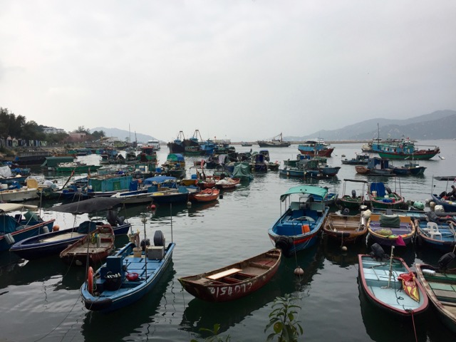 fishing boats on Cheung Chau