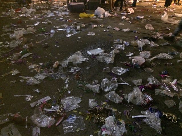 ...really, tons of litter...