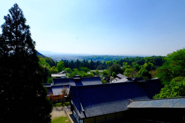 great view from the verandah of Nigatsu-do