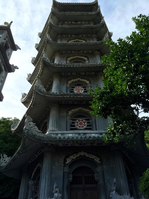 pagoda in the Marble Mountains of Danang