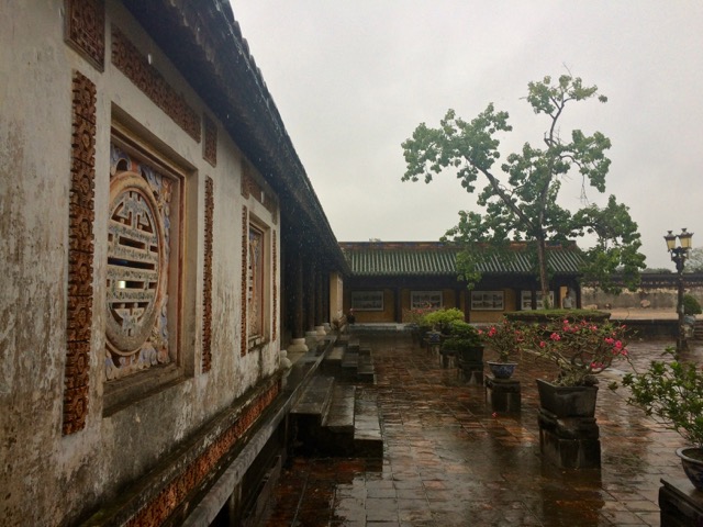 inside the citadel in Hue