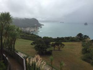 walking to Cathedral Cove