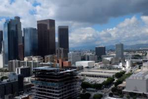 View of LA - from the top of the City Hall