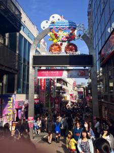 Takeshita-do, a famous shopping street